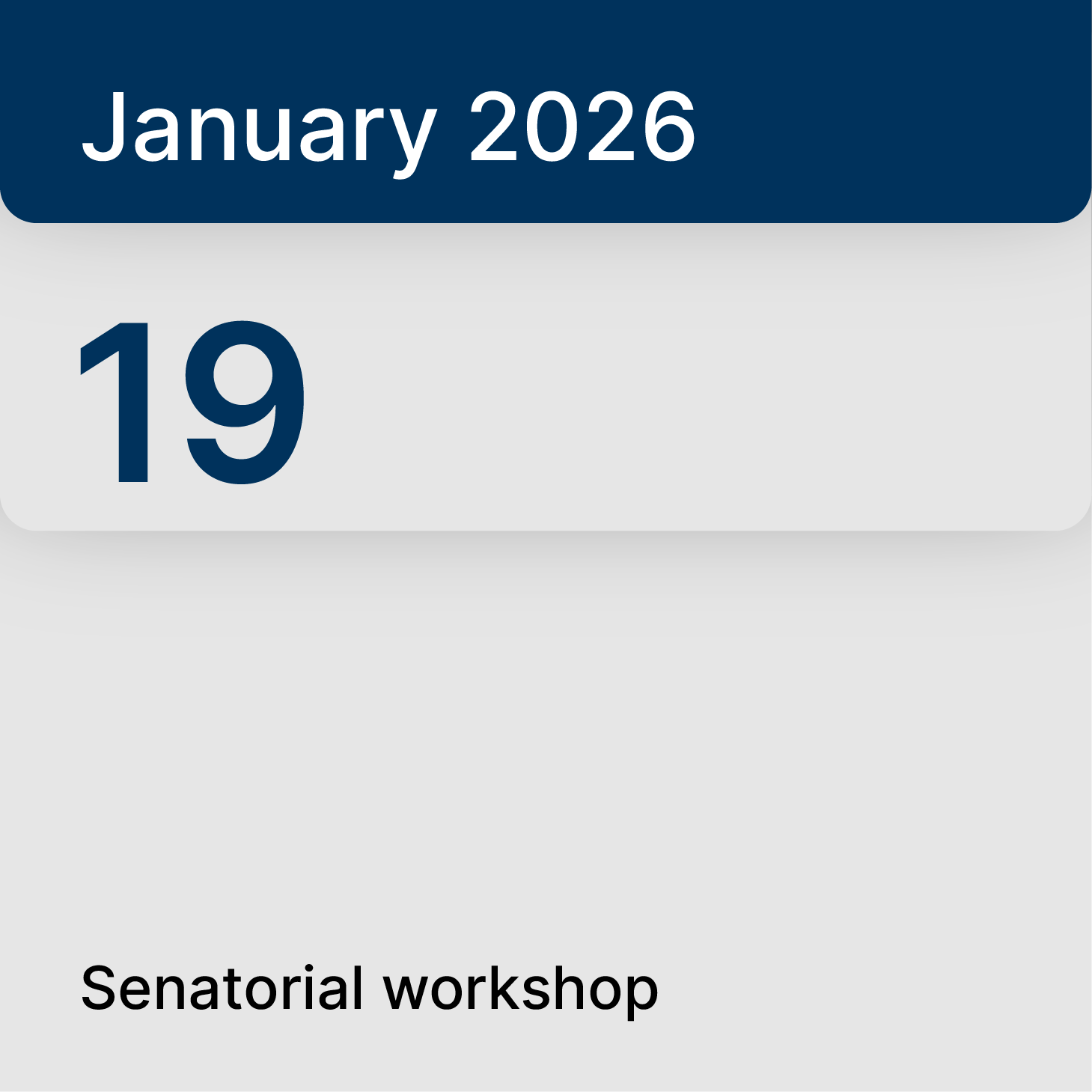 October 20, 2025 – Rome: Senatorial workshop on Strategic Plan progress